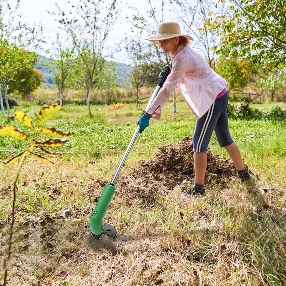 Lawn trimmer portable cordless free retractable handheld pruning tool suitable for home garden mini lawn mower gardening tool