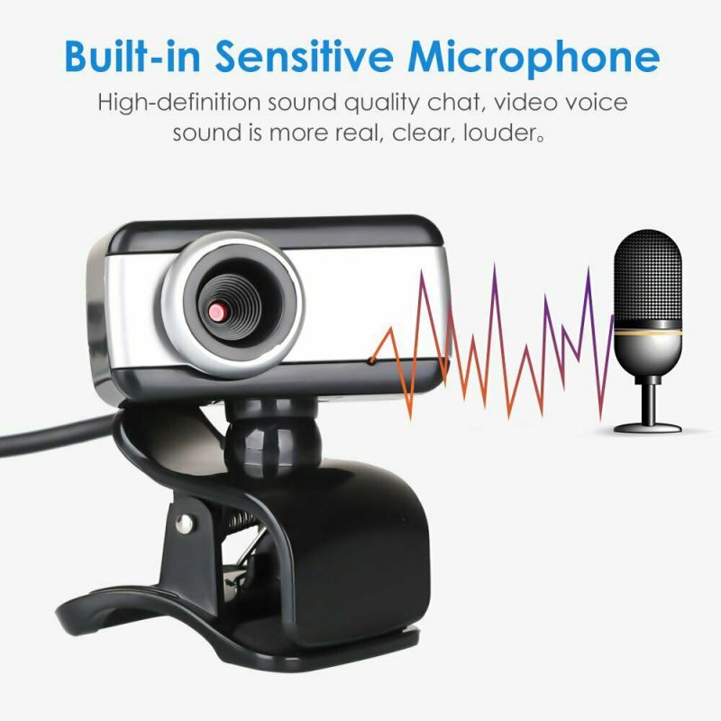 Rotatable USB2.0 HD Webcam Camera 1080P With Microphone For PC Laptops Computer Desktop Bluetooth Wireless Accessories Cameras