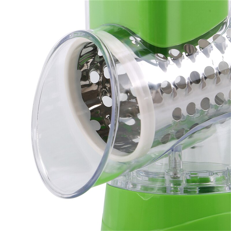 Manual Vegetable Cutter Multi-Function Drum Rotating Slice Grater Potato Cheese Kitchen Tools Kitchen Accessories