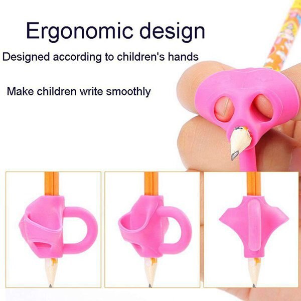 Pencil Grips,Finger Grip Generation Mechanical Pencil Grip Elephant Shape For Kids Preschoolers Children Adults Special Ne