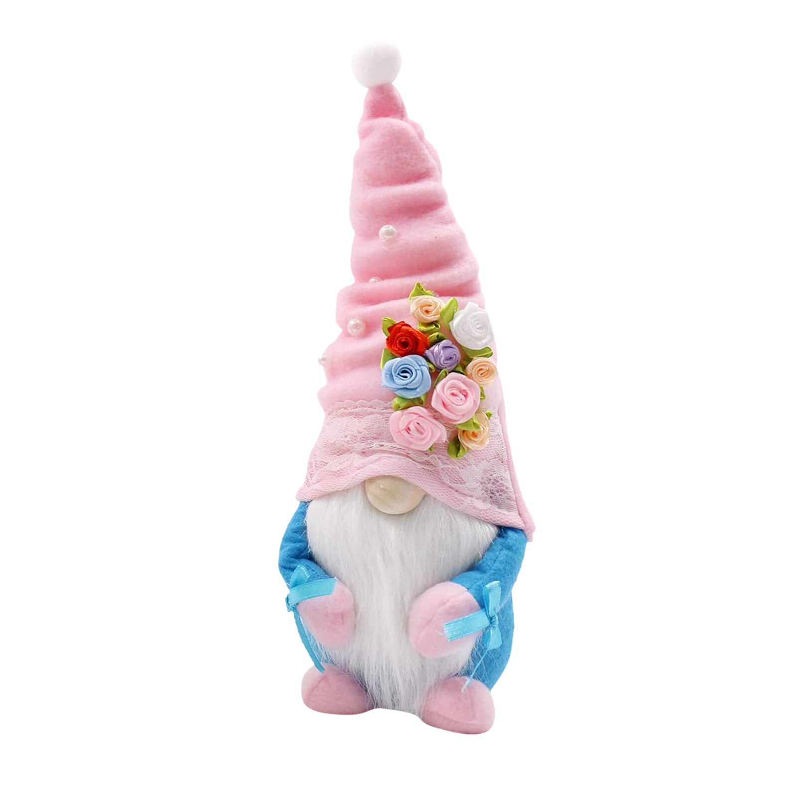 Bloemen Dwerg Gnome Pasen Moederdag Gnomes Home Decoratie Handmake Scandinavische Tomte Herbruikbare Home Decoratie: B