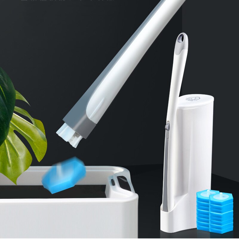 Escobilla para inodoro desechable GESEW, esterilizadora de todos los aspectos, Kit de limpieza sin ángulo muerto, cepillo de baño, herramienta de limpieza, juego de baño