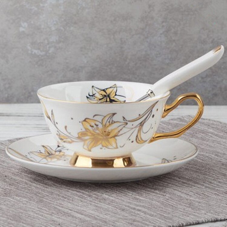 Tasse de thé noir britannique Royal en porcelaine de , tasse à café luxueuse en céramique: 15