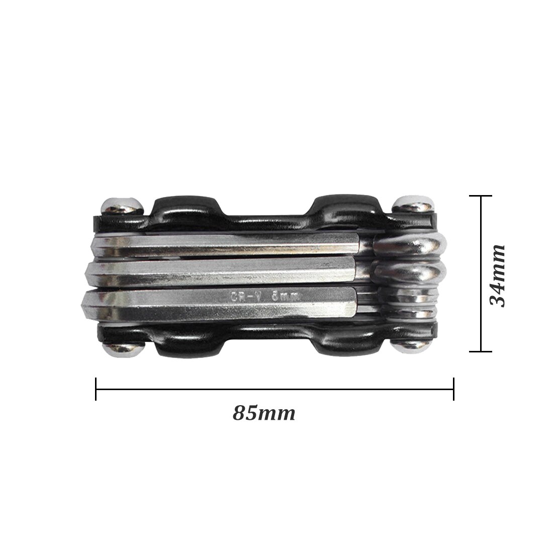 Herramienta de destornillador de Kit de herramientas de reparación de bicicletas hexagonal multifunción 7 en 1 para bicicleta de montaña MTB herramienta de reparación de bicicletas