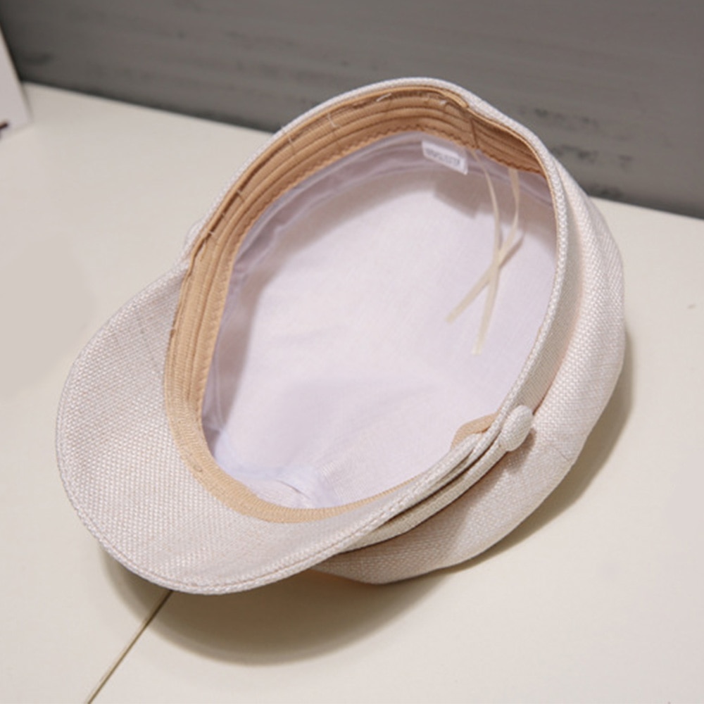 Mode Vrouwen Hoeden Achthoekige Platte Cap Elegante Dames Lente En Herfst Katoen Marine Hoeden Baretten Meisjes Effen Kleur Baret Hoeden