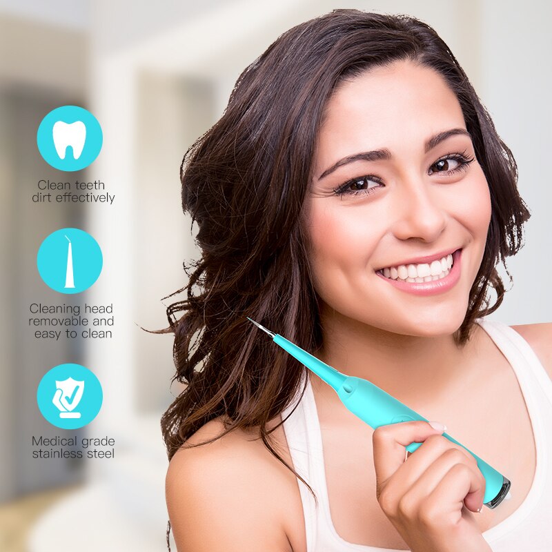 Détartreur dentaire à ultrasons seconde génération Portable électrique taches de dents tartre nettoyant blanchir les dents enlever les irrigateurs oraux