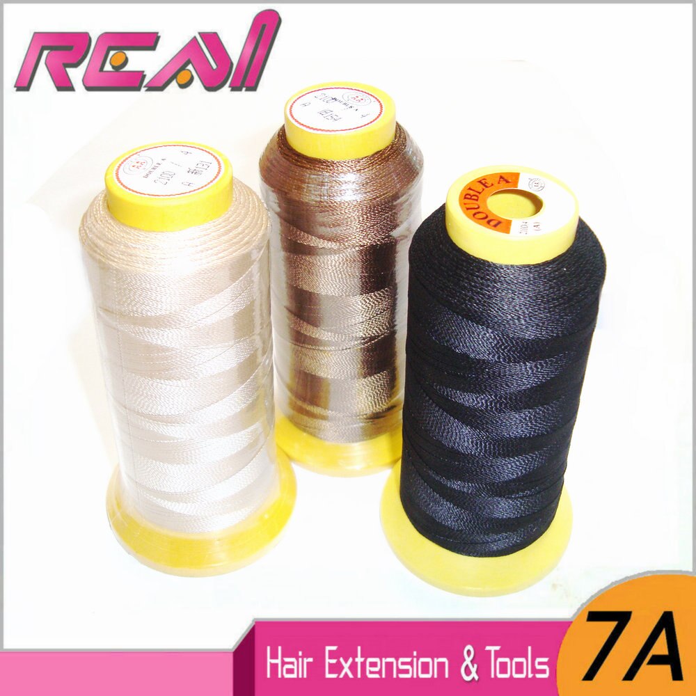 1Set Hair Weaving Tool Including 12Pcs Curved Hair Weaving Needles +1 Roll Nylon Hair Weaving Thread For Weft Sewning Hair Tools