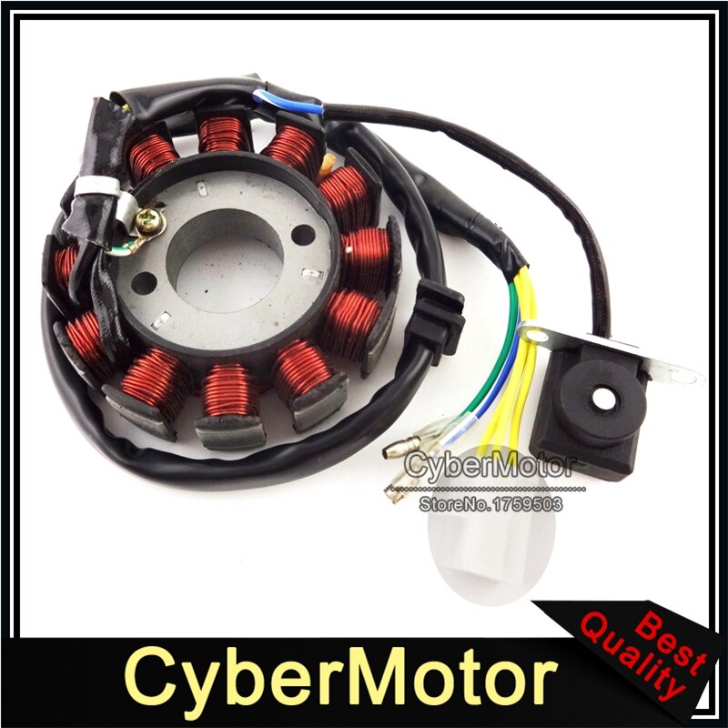 12 bobinas estator Magneto de ignición para GY6 125cc 150cc motor ciclomotor chino Scooter ATV Quad Go Kart