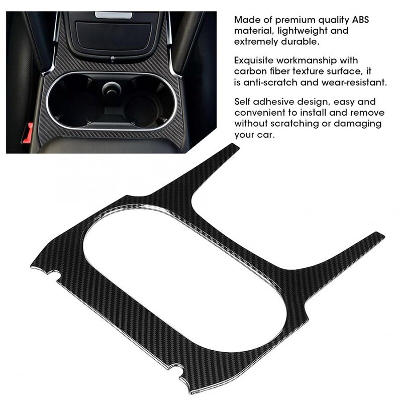 Auto Center Console Cup Panel Frame Trim Cover Voor Cayenne Accessoires