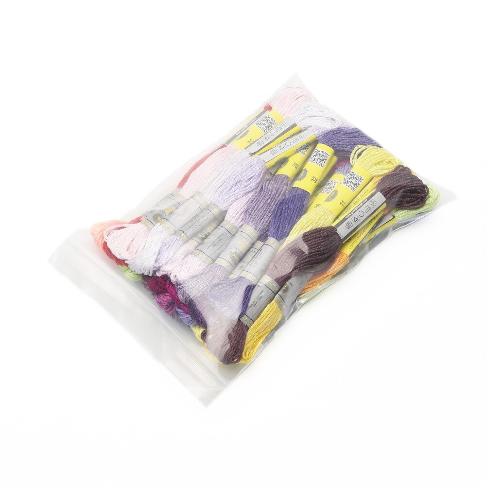 35 DMC Colors Cotton Floss Cross stitch Embroidery Thread 6 strands Double Mercerized Singed Egyptian long fiber