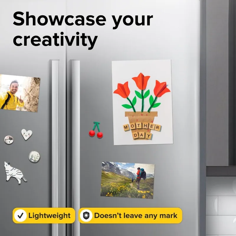 50/100PCS Self Adhesive Magnetic Dia 20mm Thickness 2mm Round Rubber Flexible Small Sticky Magnets Disc for Crafts and Fridge