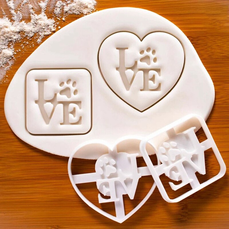 3 Pcs Cookie Vormgeven Gereedschap I Love Uw Gebaar Cookie Bakken Tools Valentijnsdag Cookie Set Keuken Benodigdheden