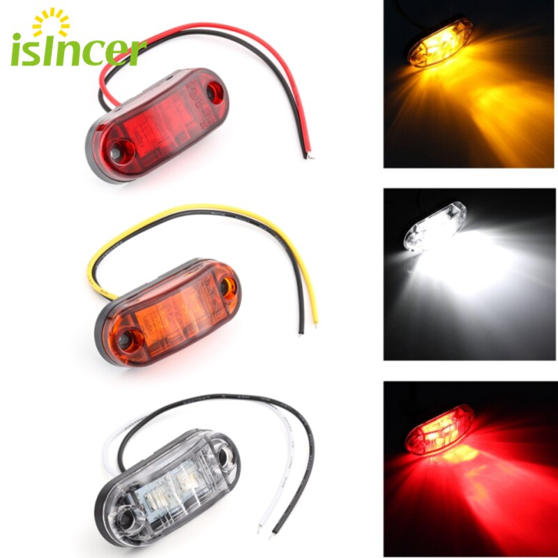 iSincer LED Bar Off Road LED Work Light 12V 24V Front Side Marker Light Position Truck Trailers side lights Side Lamp