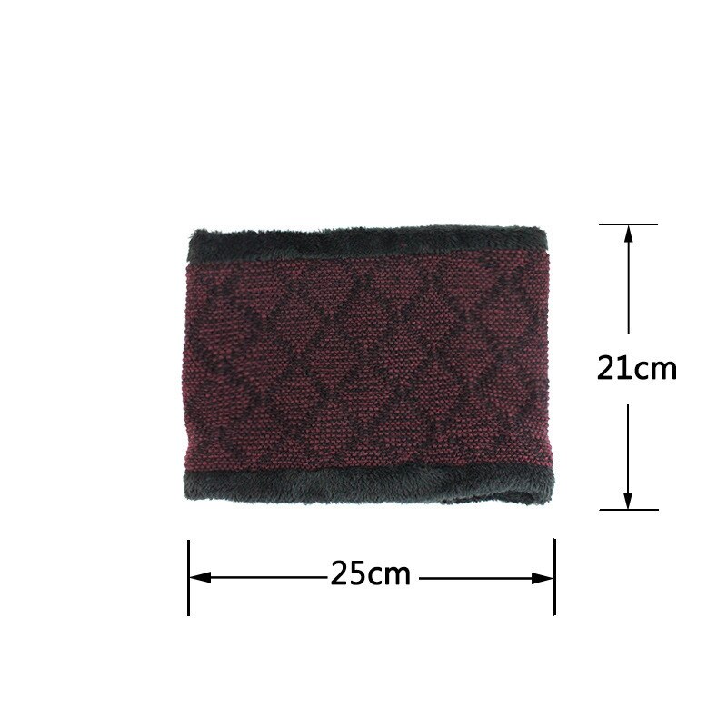 nouvelle de luxe tricot Beanie chapeau écharpe hommes hiver Plaid Plus velours écharpe épaissir couverture Cap écharpes Ski Bone
