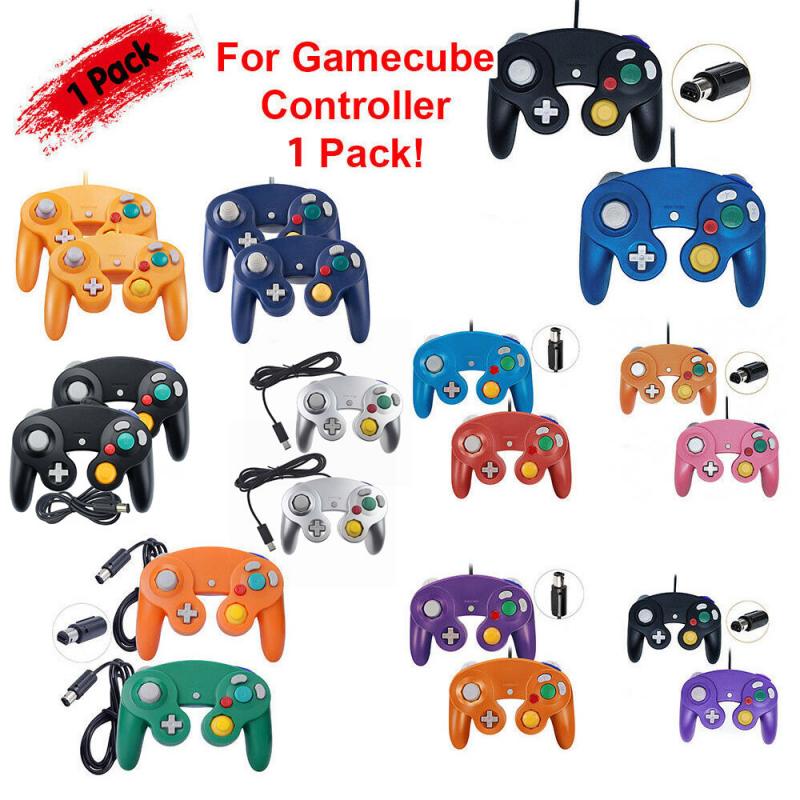 Mando NGC para Nintendo Gamecube, Mando de juego para GC y Wii U, Control preciso, mando cómodo con cable