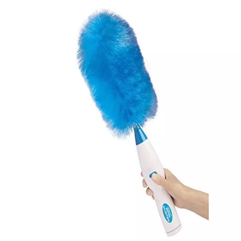 Adjustable Electric Feather Duster Dirt Dust Brush Vacuum Cleaner Blinds Furniture Window Bookshelf Cleaning Tool Brush MJ812
