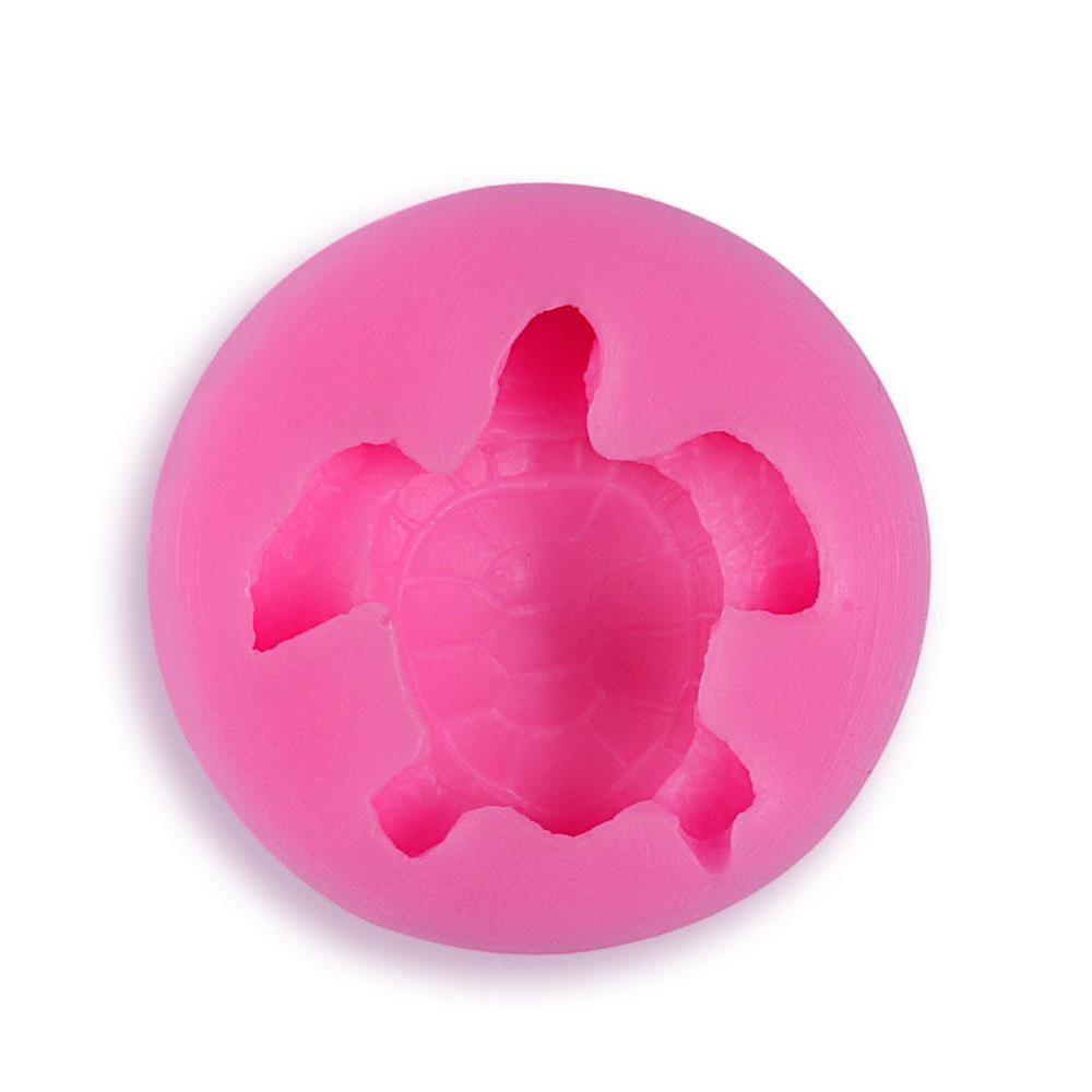 Sea turtle Shape Silicone Mold Cake Fondant Paste DIY Tortoise Soap Chocolate Gum molds Decorating Paste Mould Silicone Q2I9