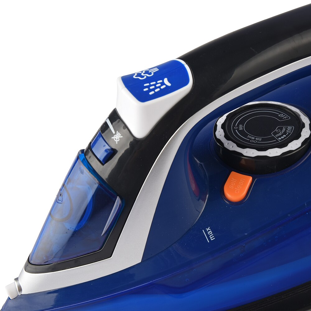 Electric Steam Iron Adjustable Ceramic soleplate iron For Clothes Multifunction