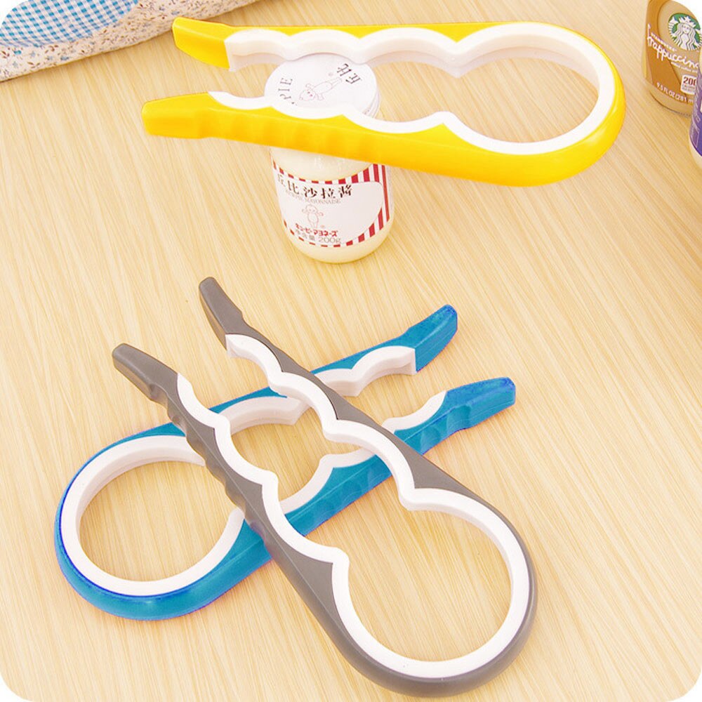 Jar Fles Cover Kalebas-vormige 4 in 1 Key Multifunctionele Blikopener Keuken Tool Multifunctionele Multifunctionele Opener Kitch