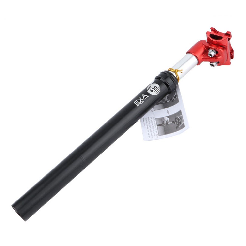 Tija de sillín de suspensión para bicicleta, tubo de amortiguación de presión de aceite, aleación de aluminio, 27,2/31,6 MM