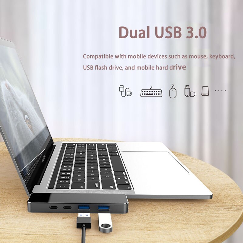 Type-c HUB hub USB+ card reader macbook pro laptop docking station
