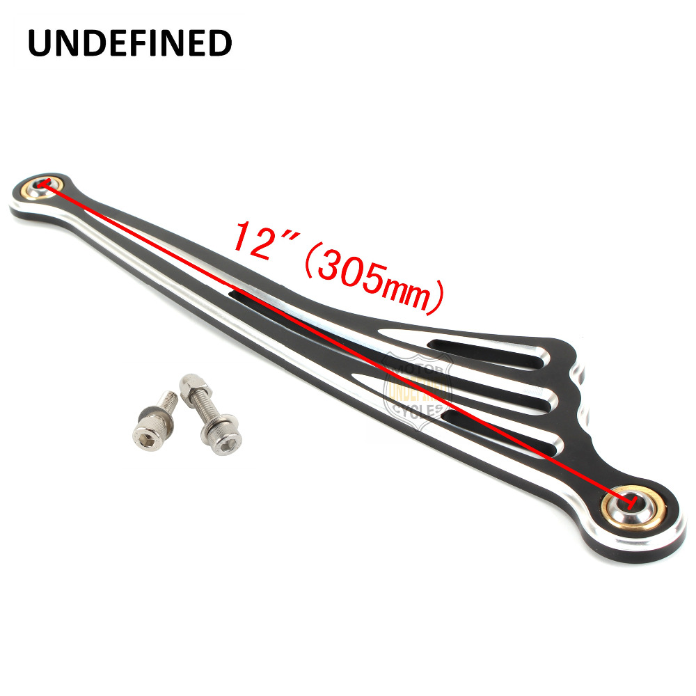 Black Motorcycle Gear Shift Linkage CNC Aluminum Cut Wing For Harley Touring FLHR FLHT FLTC CVO Breakout Fatboy 1986