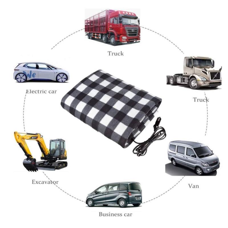 100cm*60cm 12v Car Heating Blanket Car Bed Automotive Interior Electric Heating Cover for Winters Road Trips Camping