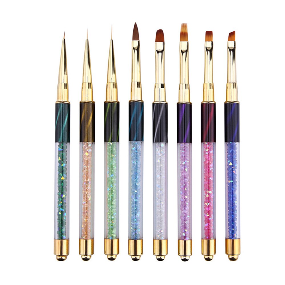 1pcs Ombre Nail Brush Pen Acrylic Nail Art Painting Sculpture Pull Line
