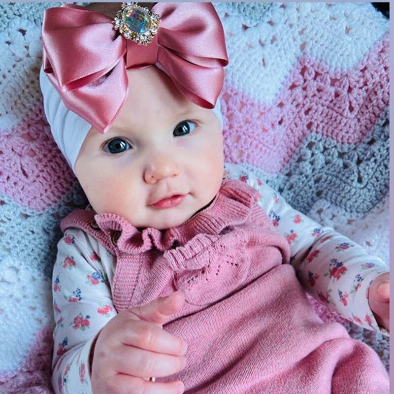 Baby Hoofdband Bow Haarbanden Voor Meisje Corduroy Head Band Baby Peuter Effen Hoofdbanden Hair Band Bow Hoofddeksels Accessoires