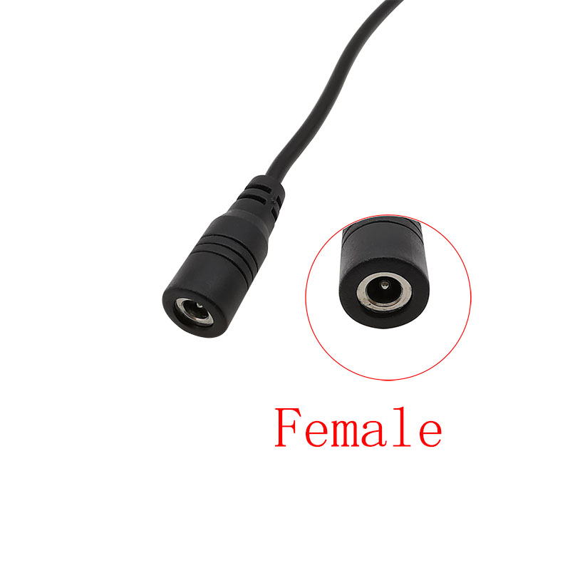 Dc-förlängningskabel 4.0 x 1.7mm dc-ström hane/hona jack uttag kabel adapter kontakt för cctv-kamera led-remsa ljus