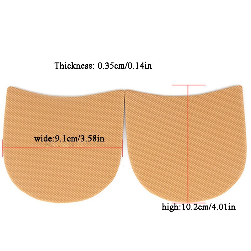 1 Pair Repair Rubber Shoe Sole Repairs Shoe Supplies Transparent shoes pad Anti Slip Protective Half Soles Sole Forefoot Pads