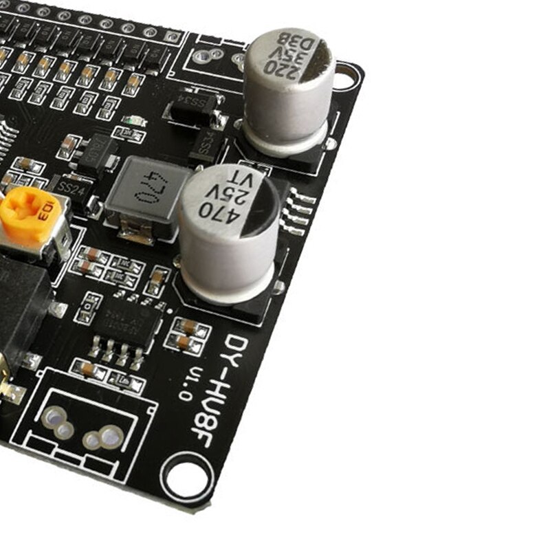 12V/24V Voice Playback Module Serial Port Control Playback 10W/20W Voice Module HV8F