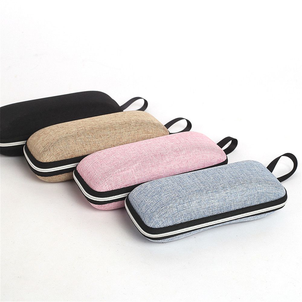 Mode Vintage Rits Draagbare Brillen Etui Bril Doos Bril Houder Brillen Accessoires
