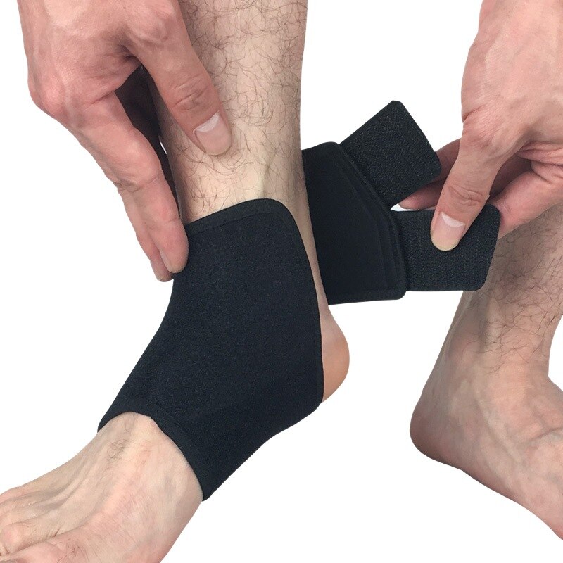 Hoge Elastische Aanpassing Compressie Enkel Ondersteuning Professionele Sport Enkel Pads Basketbal Voetbal Klimmen Beschermende Gear