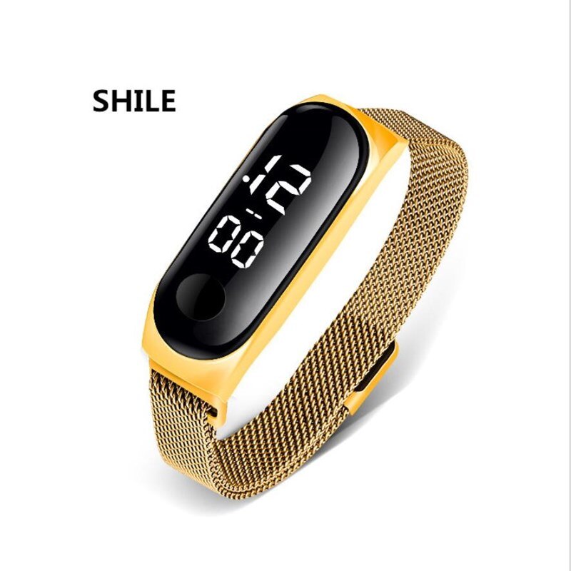 Topmerk dames luxe horloges dameshorloge rechthoekig quartz polshorloge luxe voor dames horloge met magnetische band: Gouden