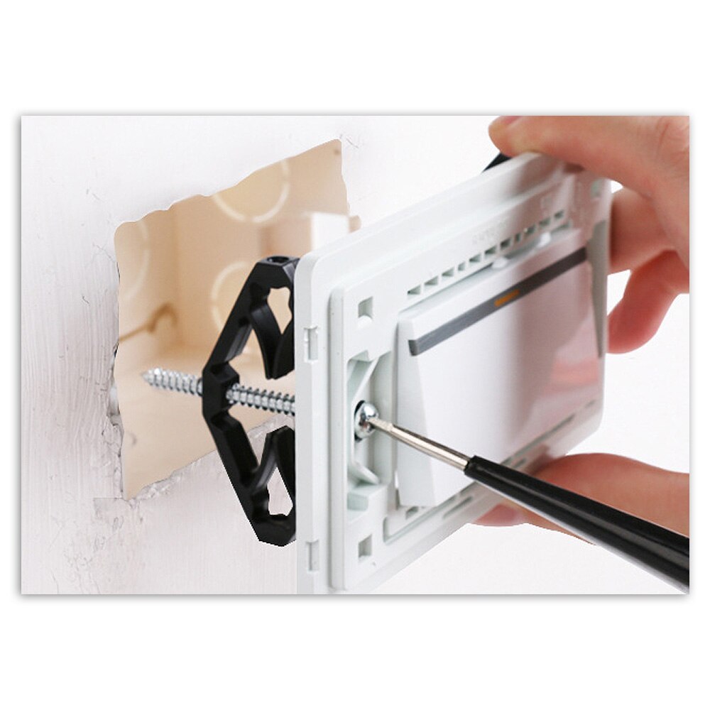 1 Set (10pcs) Wall Switch Mount Box Repair Tool Secret Stash 118mm Switch Cassette Repairer Support Rod Electrician Accessories