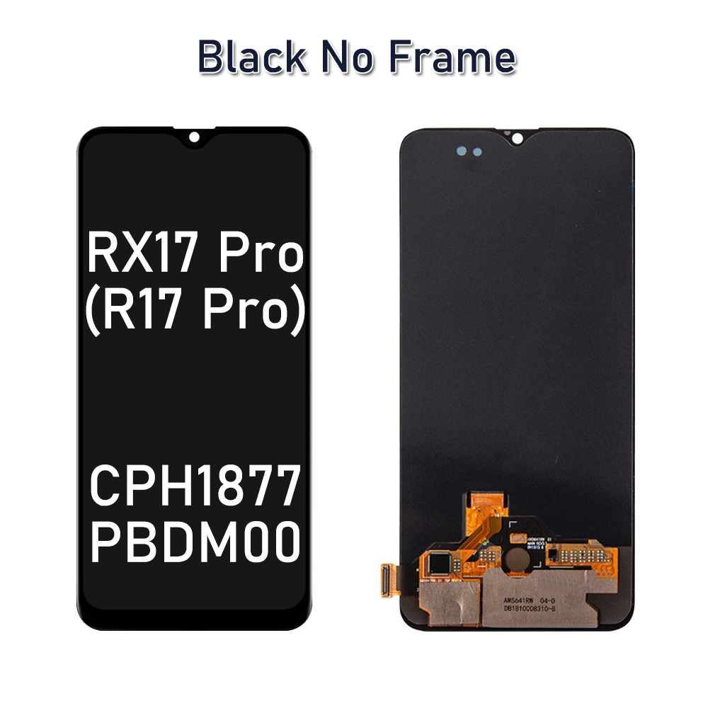6,4-calowy wyświetlacz OLED LCD robić OPPO R17 RX17 zawodowiec (R17 zawodowiec) CPH1893 Wyświetlacz z ekranem dotykowym Digitizer robić Oppo RX17 Neo LCD CPH1893 Zamiennik: lazur
