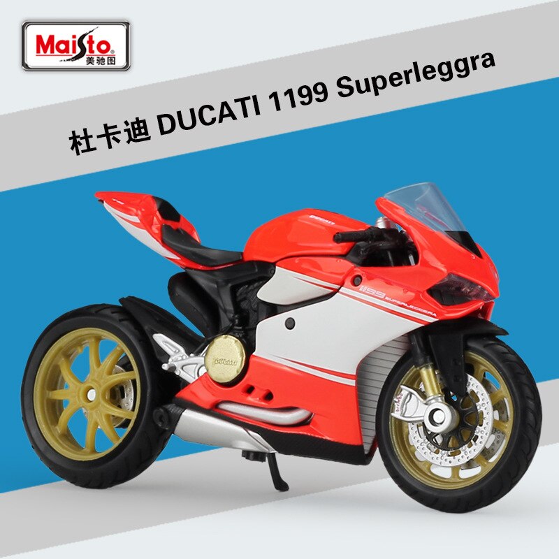 Maisto NUOVO 1:18 DUCATI panigale v4 Pressofuso In Lega Modello di Moto Praticabile Shork-Assorbitore Giocattolo Per I Regali Dei Bambini Toy Collection: 1199