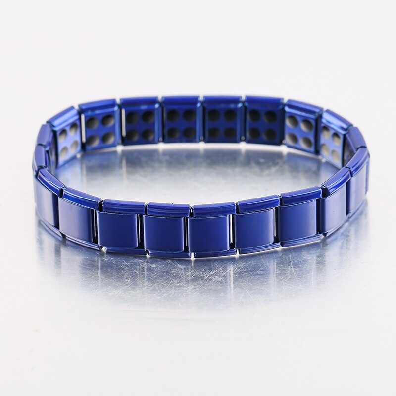 Rvs Magnetische Therapie Ketting Link Armband Fitness Gewichtsverlies Gezondheidszorg Energie Armband Sieraden Vriend