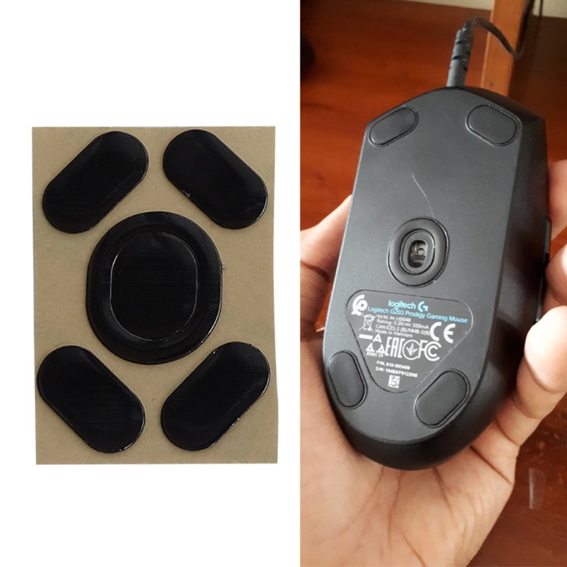 Mouse skate feet for  g102 0,6 mm mouse gliders with curved edge