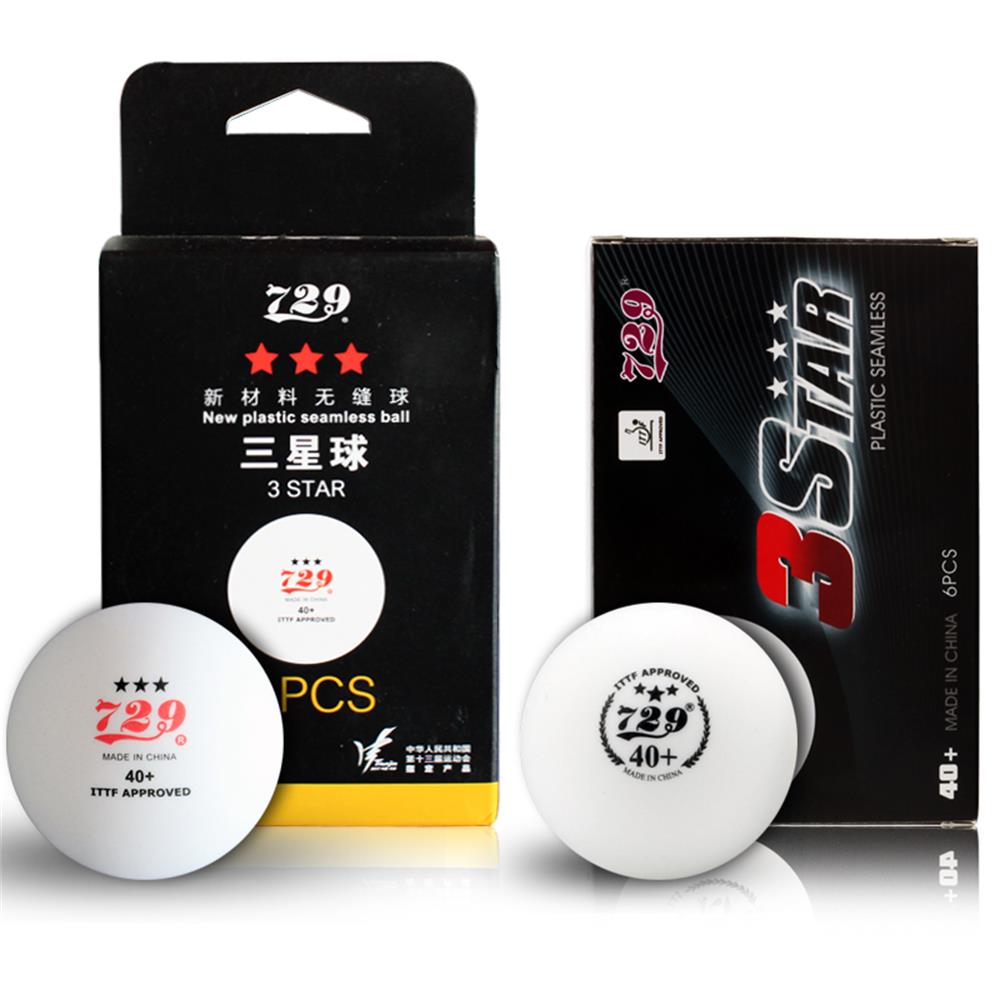 Original 729 Table Tennis Balls 3 star National Games 40+ Table Tennis Seamless ball Material ABS Balls Ping Pong Balls
