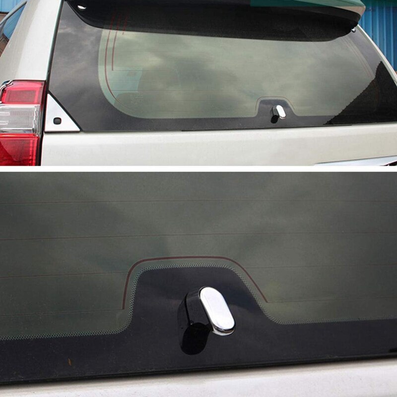 Pcs Chrome Rear Window Trims for Toyota Land Cruiser Prado Fj 150 Accessories