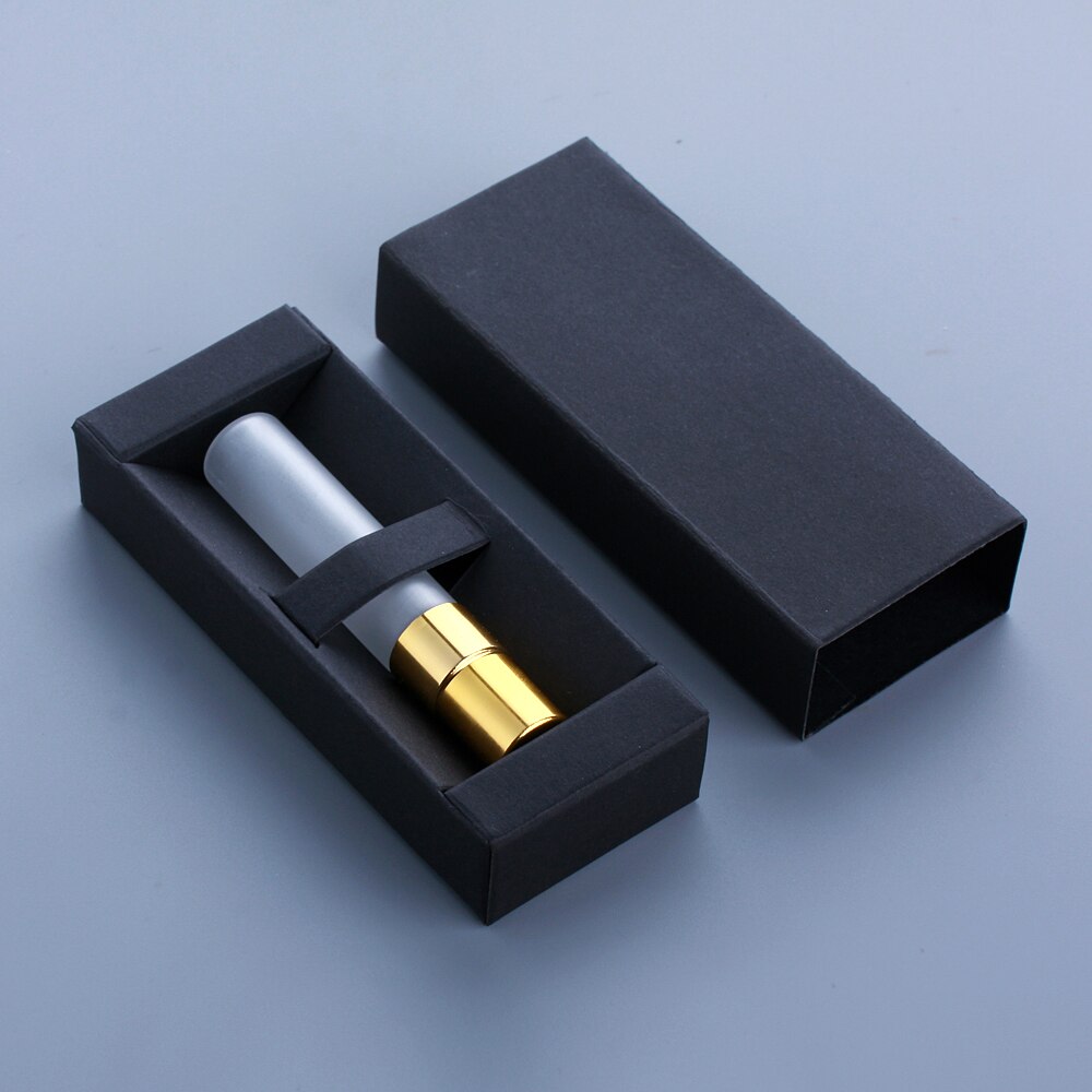 5ml Mini Tragbare Nachfüllbar Spray Flasche box Parfüm Flasche box Zerstäuber Aluminium Pumpe Parfum Kosmetische Probe: HH Gold / 50 Pieces