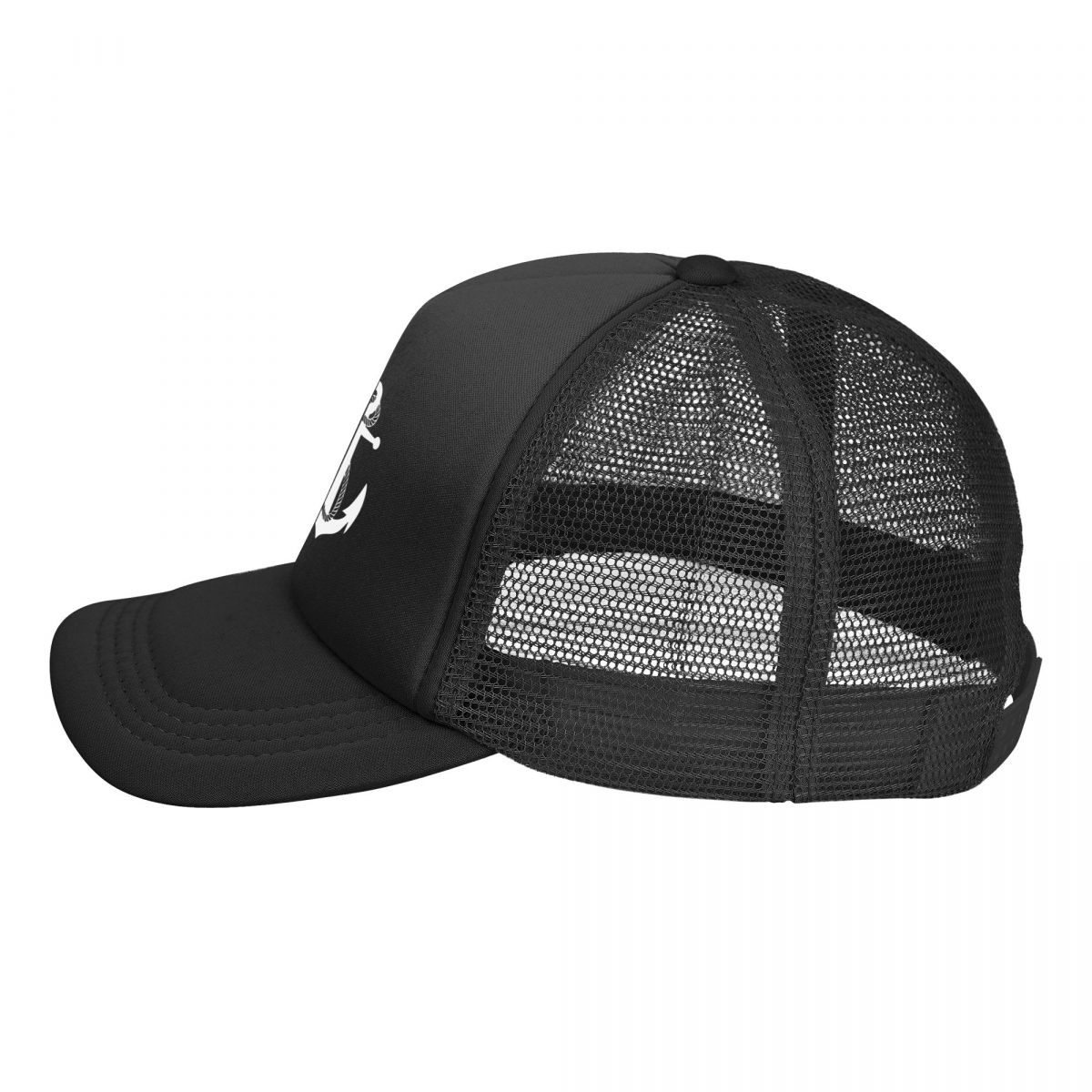 Gorra de béisbol de malla de capitán náutico, sombrero de sol ajustado, transpirable, Snapback, otoño