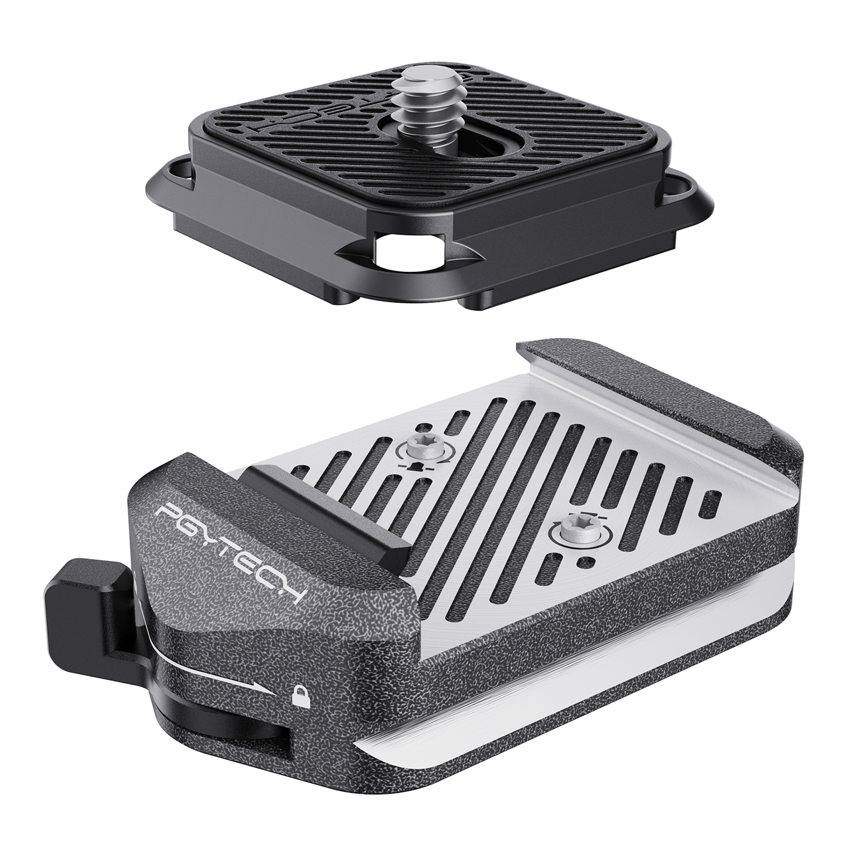 PGYTECH Arca-Type Quick Release Clamp & Plate V2 Set: Red