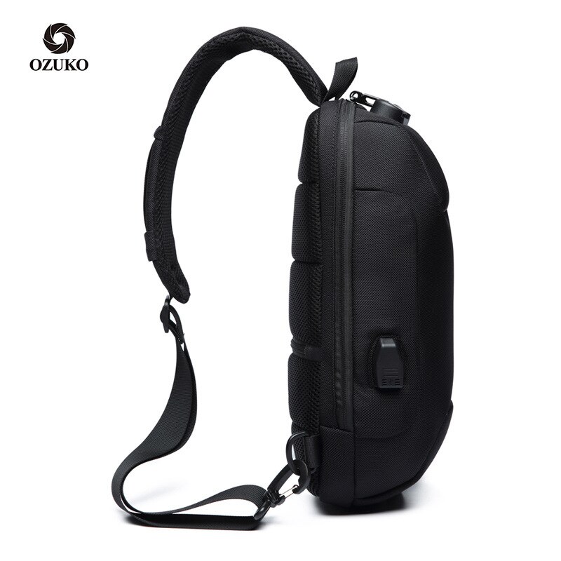 Masculino sacos de ombro sacos de carregamento usb crossbody saco peito anti roubo escola verão curta viagem à prova dwaterproof água mensageiro saco