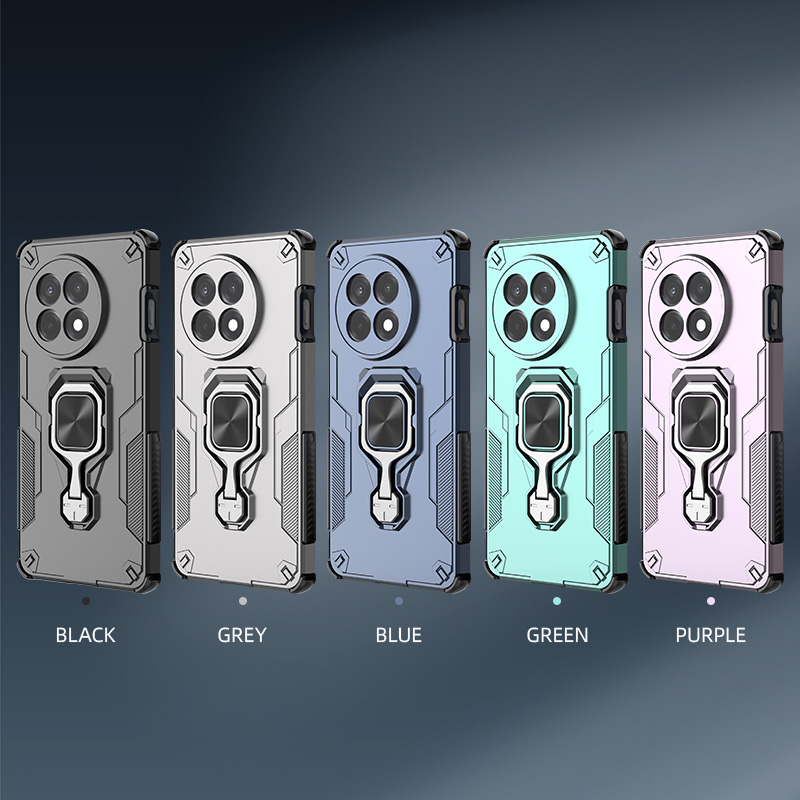 Lensbescherming Kickstand Case voor OnePlus 13 One Plus 13R Cover Ring Stand Magnetische beugel Shell Fundas Coque