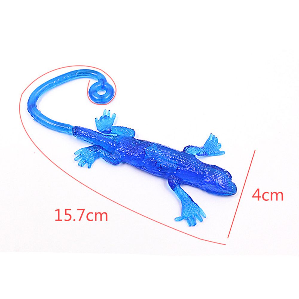 Lagarto pegajoso retráctil de goma para niños, juguete de lagarto pegajoso, animales, 5 uds.,