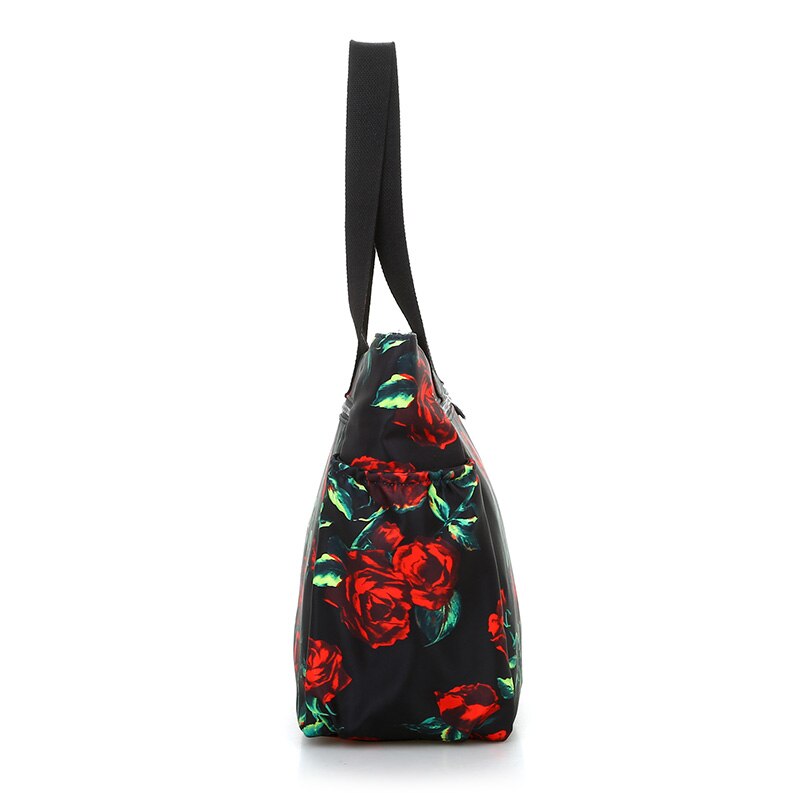 Kwiatowa duża torba na ramię lekka duża pojemność torba na co dzień wodoodporna Oksford wiejski styl torebka damska torba podróżna