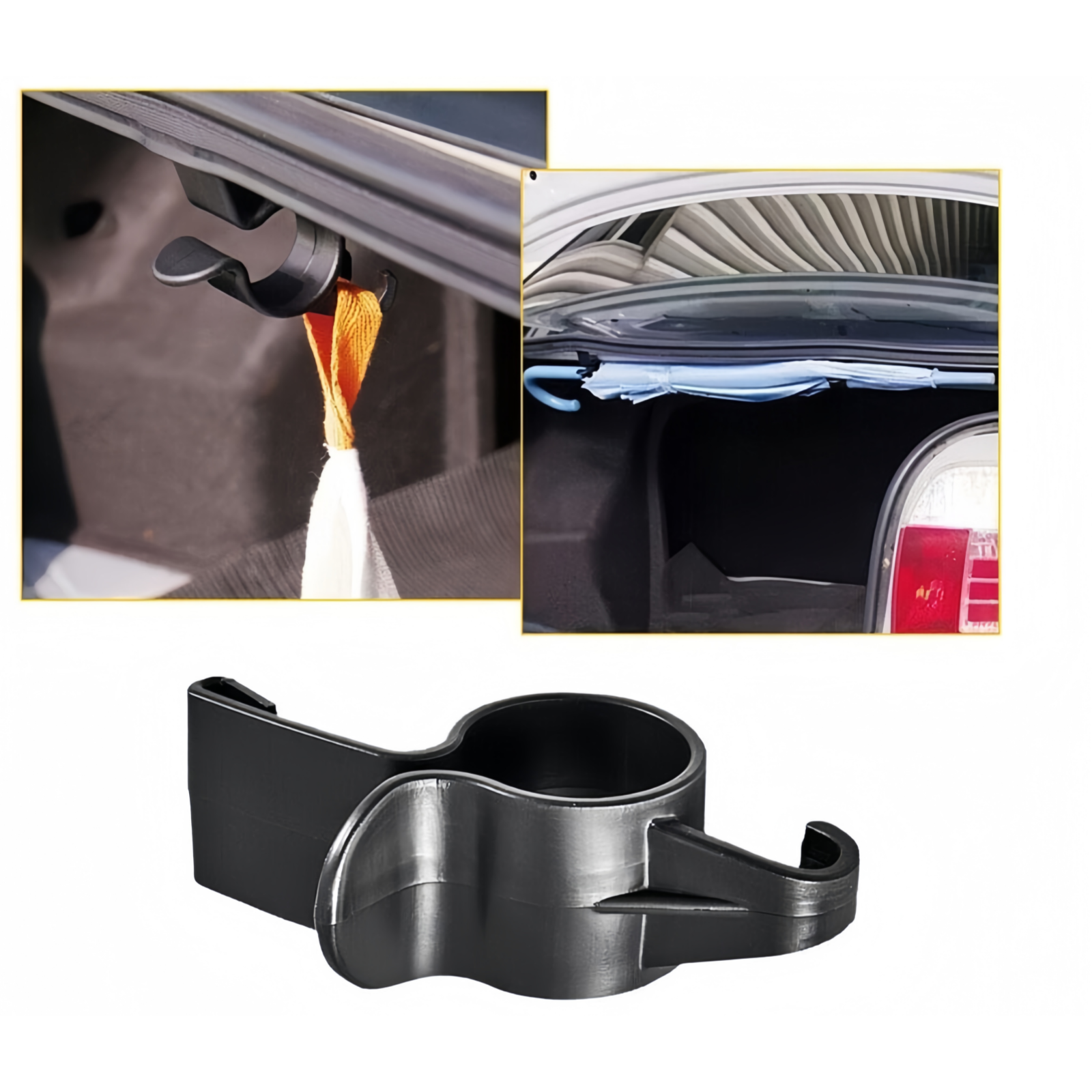 Soporte para paraguas de maletero de coche, planta de montaje, gancho para toallas, accesorios para automóviles, almacenamiento interno Universal, soportes organizadores